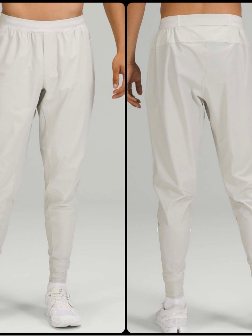 Lululemon Mens Size XS Surge Hybrid Running Pant 29" Inseam Gray